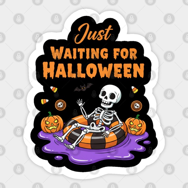 halloween-vibes Sticker by Creatifly Graphic Tees